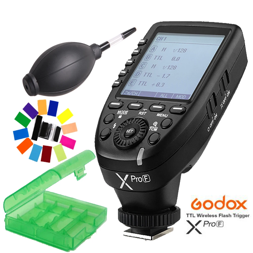 Godox Xpro F 2 4G X System 32 канальный TTL LCD беспроводной передатчик триггер для Fuji Pro2/X T20/X T1