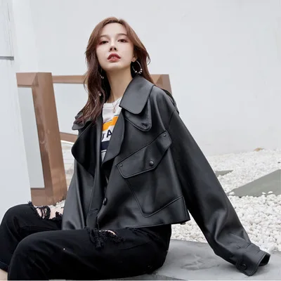 

2019 New Fashion Genuine Sheep Leather Jacket G25