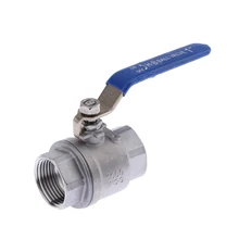 DN25 Прямой полный порт 304 из нержавеющей стали 2 шт шаровой клапан воды масло