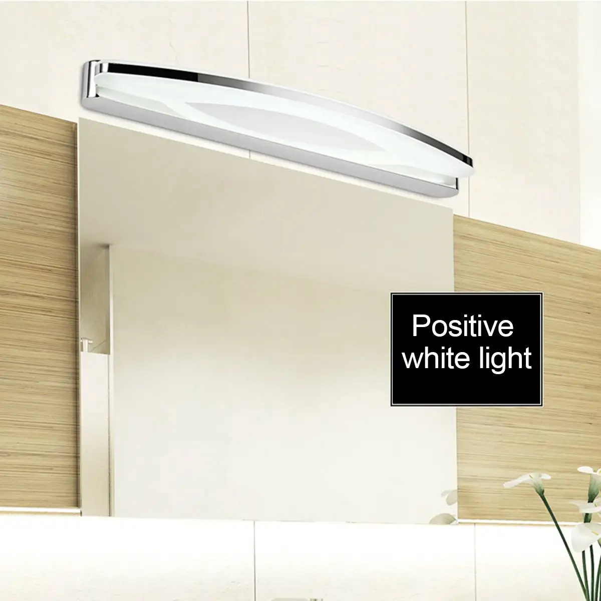 

8W/10W Bathroom LED Anti-fog Waterproof Mirror Front Wall Light Simple Stylish Modern Make-up Toilet Vanity Lamp 39cm/54cm