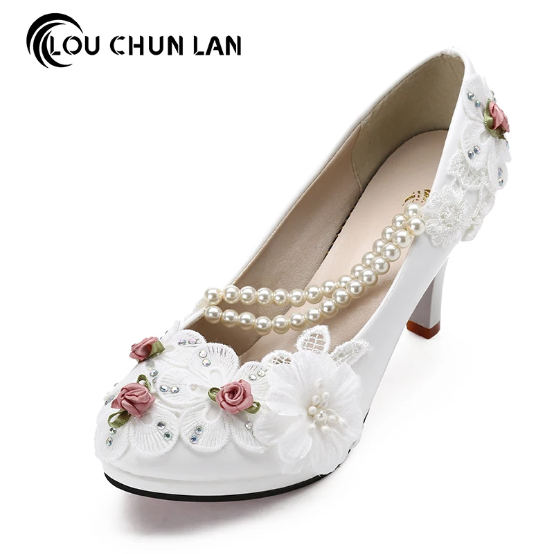 Designer Lace Wedding Shoes 9