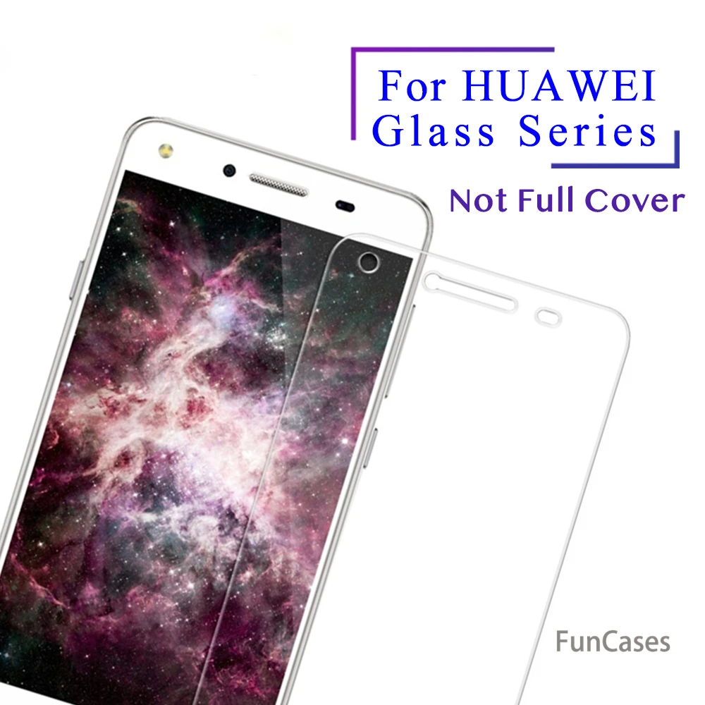 Стекло для Huawei Y5 ii закаленное Y6 Y3 2017 Pro Y7 Prime Y360 Экран протектор не полное покрытие |
