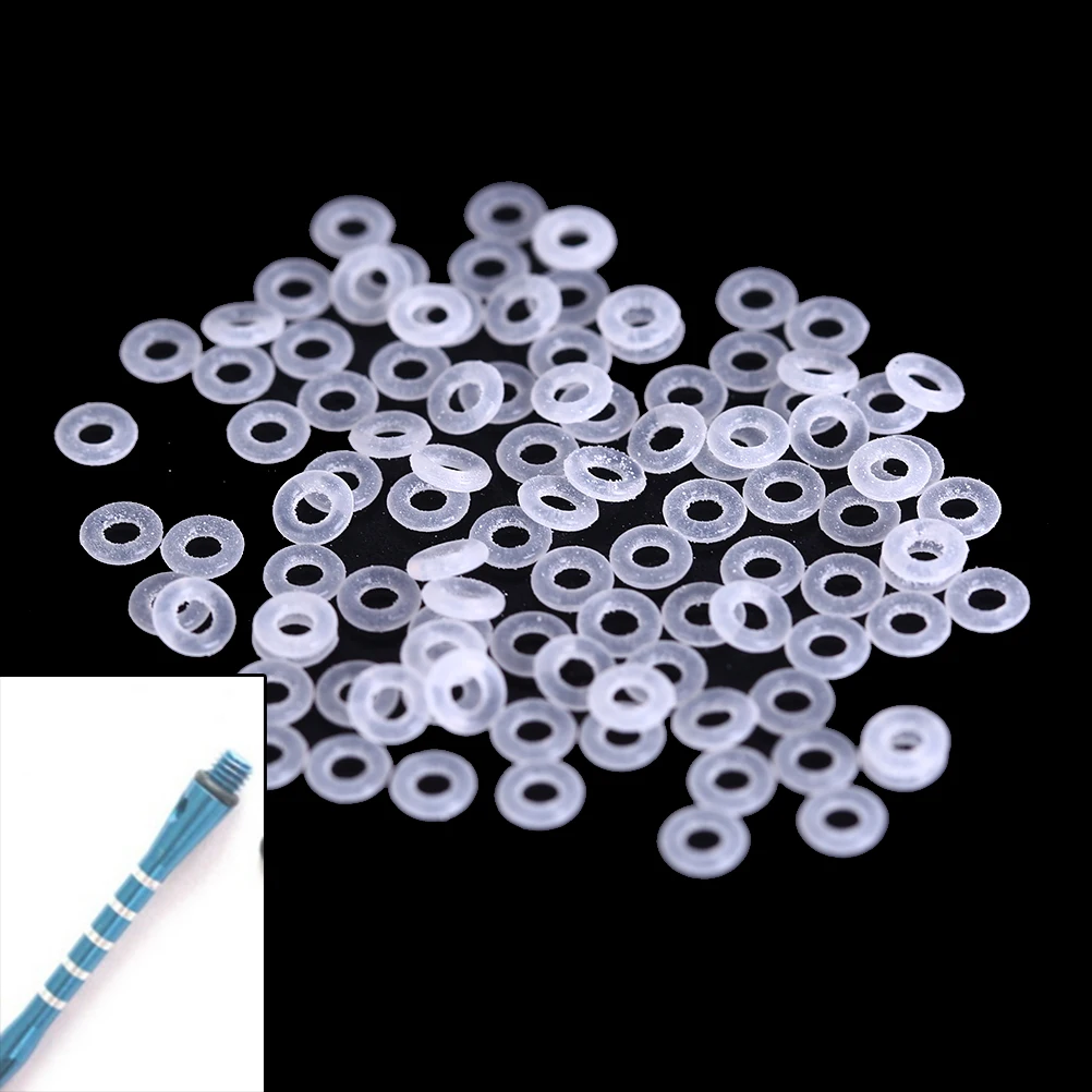 

Rubber O Ring Black Gasket Grip Washer Grommets Stems/Flights Darts Arrow Tips Broadhead Replace Accessories 50PCs /100Pcs