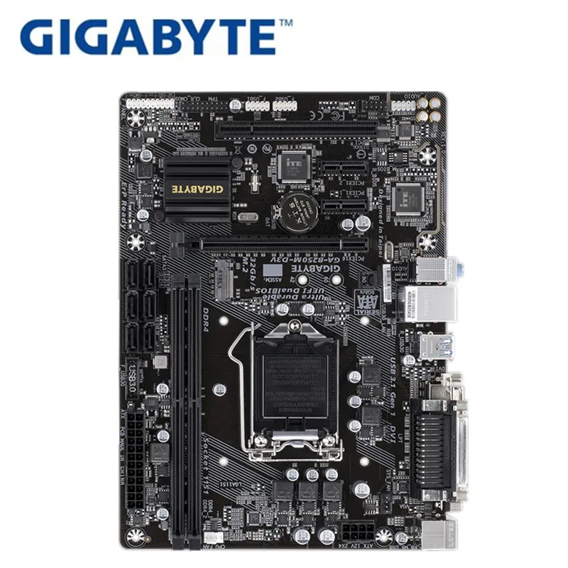 LGA1151 для Gigabyte GA-B250M-D3V оригинальная новая настольная материнская плата B250 B250M-D3V DDR4