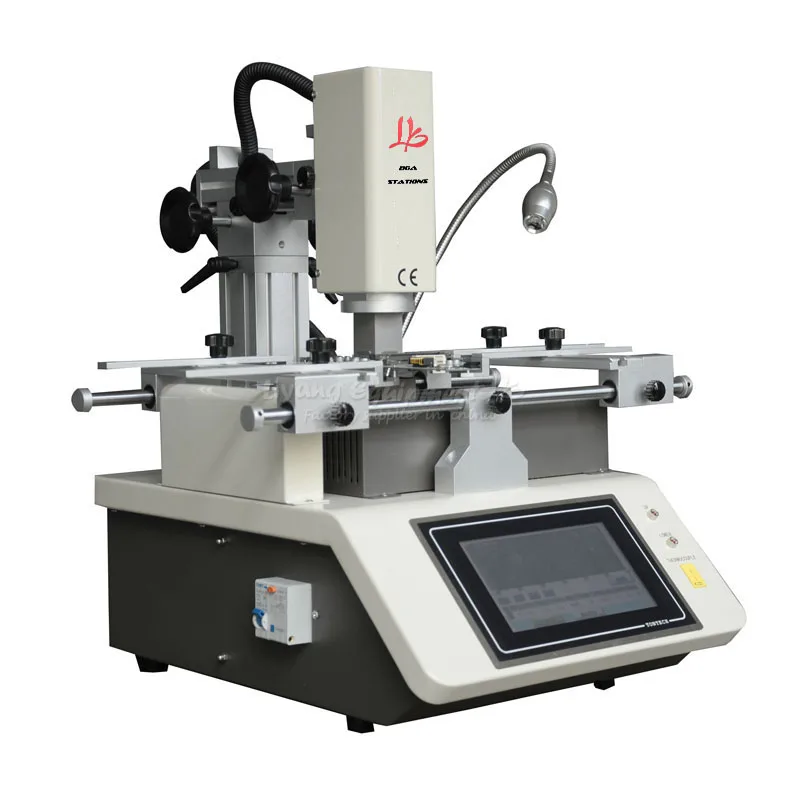  Professional mobile rework machine hot air touch screen 3 zones soldering station for phone chip re