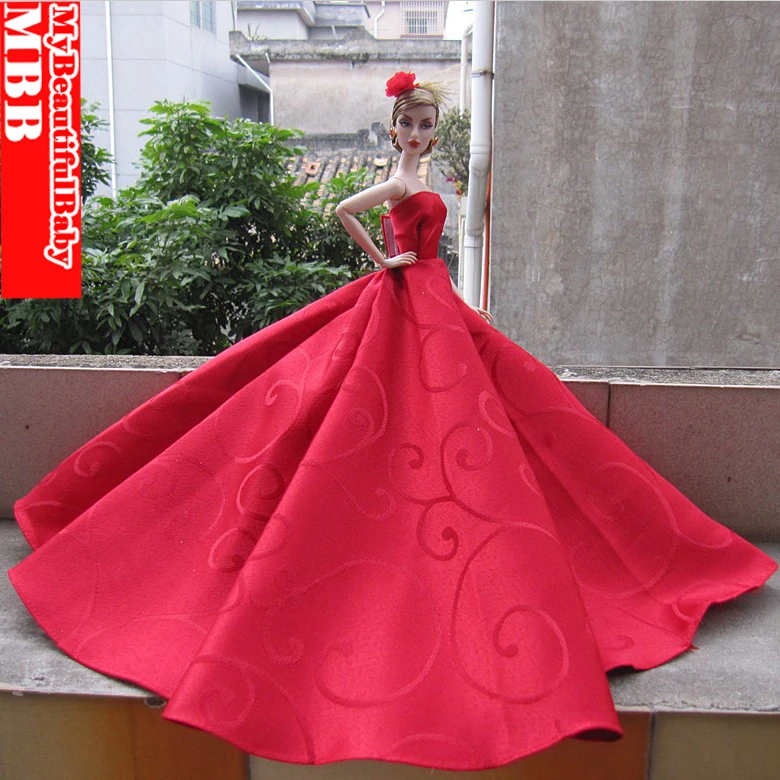 手作りのプリンセスドレス パーティードレス バービー人形の服 赤いドレス 新しいコレクション For Barbie For Barbie Dollgown Barbie Aliexpress 手作りのプリンセスドレス パーティードレス バービー人形の服 赤いドレス 新しいコレクション For Barbie For Barbie Dollgown Barbie Aliexpress