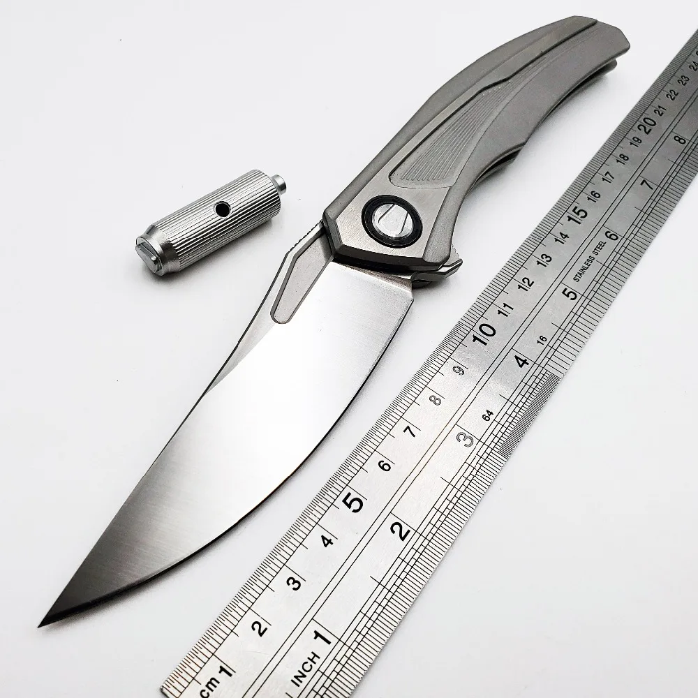 Тактический складной нож S35VN лезвие титана Открытый выживания Кемпинг Карманные Ножи Флиппер Охота Karambit Дайвинг EDC инструменты