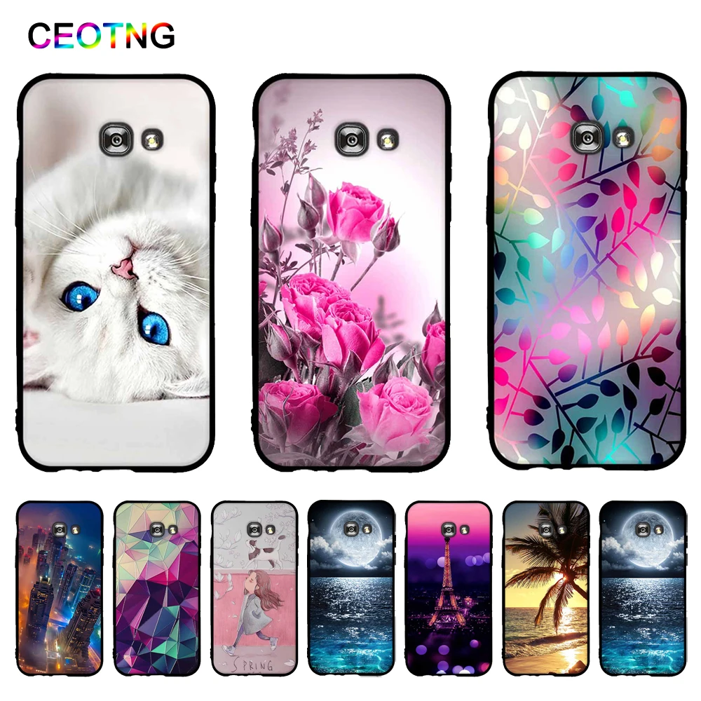 TPU чехол для Samsung Galaxy A5 2017 SM A520F A520 Чехол Мягкий силиконовый телефона A 5 крышка