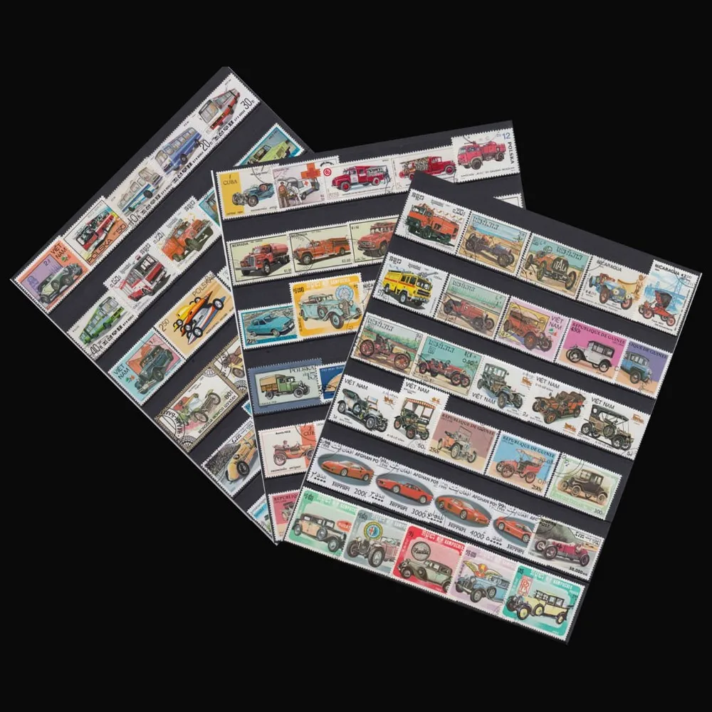 

Topic Cars 100 PCS World Wide Unused collectible Postage Stamps With Post Mark All Different No Repeat Off Paper For Collection