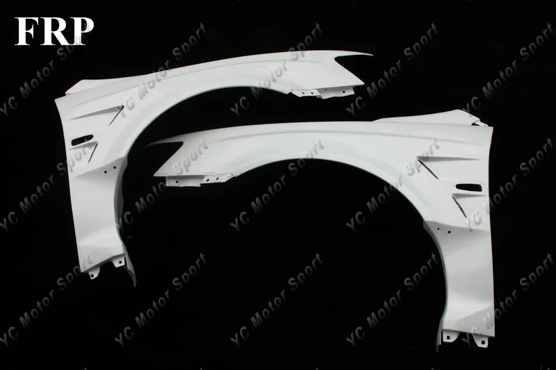 2008-2012 Mitsubishi Lancer Evolution X Varis Wide Body Version Style Front Fender FRP (2)