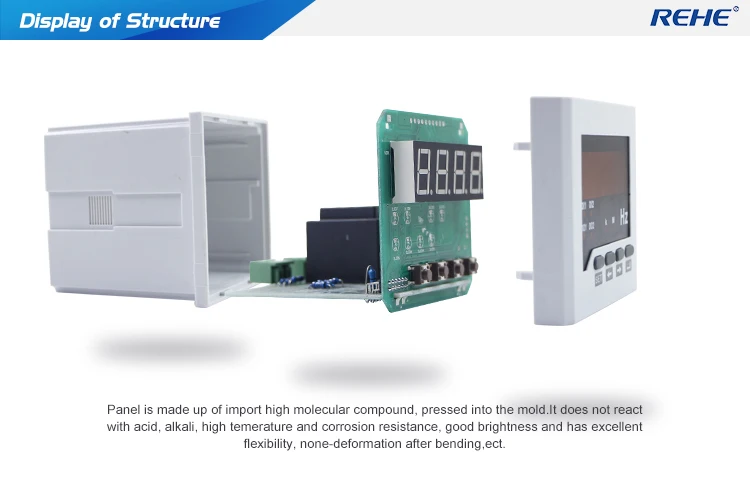 REHE RH-F71 80*80 мм Цифровой интеллигентая(ый) однофазный частотомер светодиодный