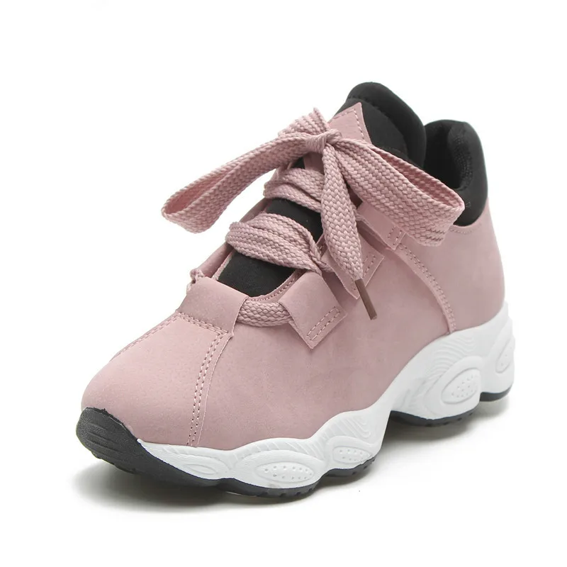 

2019 Women's Vulcanize Shoes Spring Autumn Thick Sole Female Sneakers Platform Shoes Women Sneakers Casual Woman Shoe