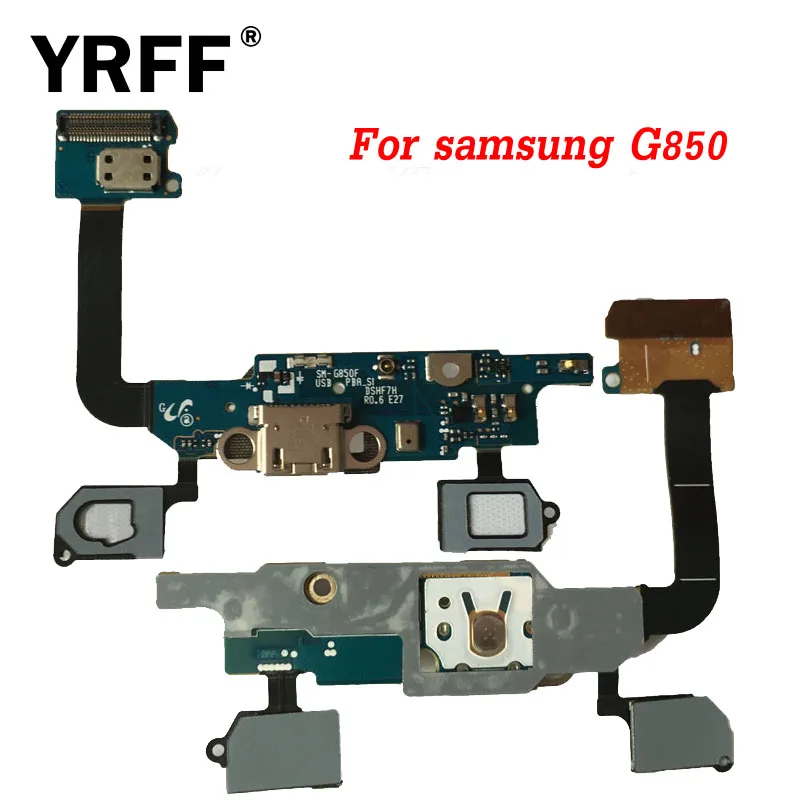 Для samsung Galaxy Alpha G850 G850F SM-G850F док-разъем порт зарядки Micro USB гибкий кабель Модуль платы запасные части
