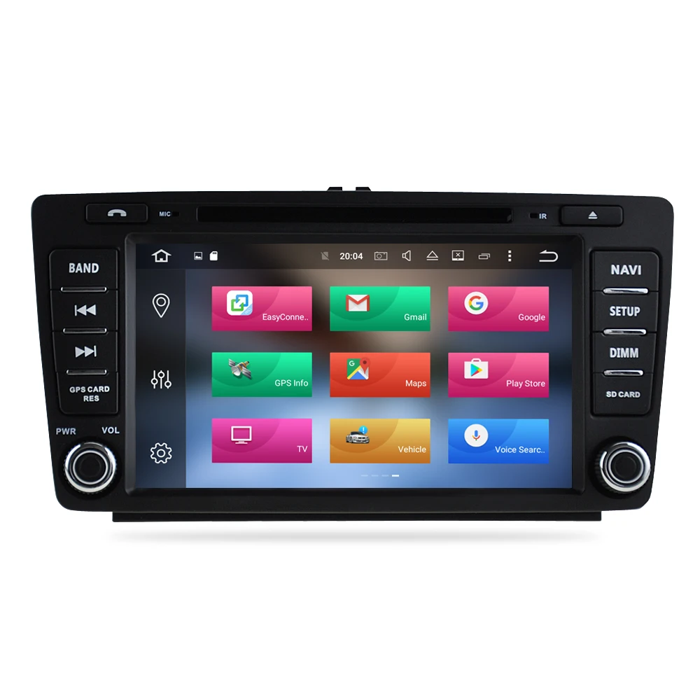 Sale Android 9.0 car GPS Radio Stereo Player For Skoda Octavia A5/Octavia 2 DVD Navigation WIFI Bluetooth Stereo Video Multimedia 10
