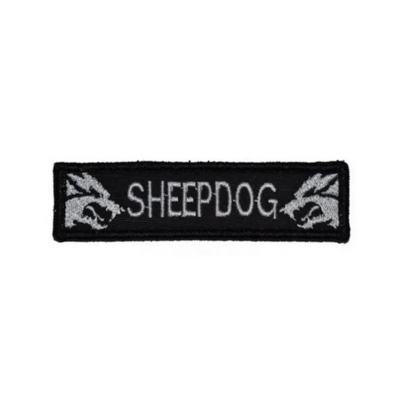 SHEEPDOG Patch Morale Tactical Patches Hook&Loop Embroidery Badge