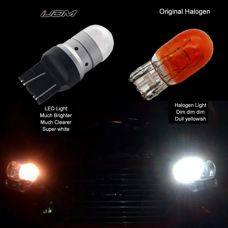 IJDM Car T20 светодиодный W21/5 Вт 7443 фонарь 12В 30В для автомобилей мотоциклов грузовиков