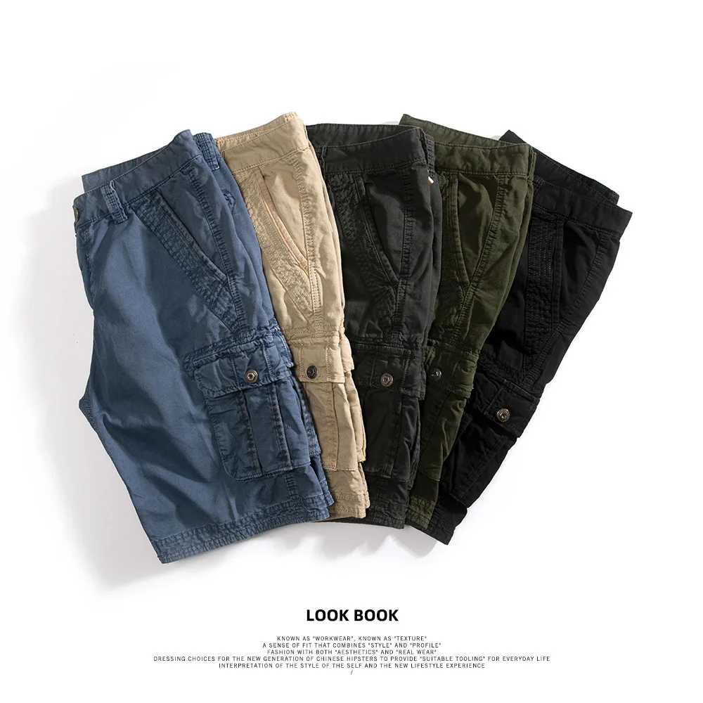 

Outdoors Guy Work Clothes casual male Shorts men Wash Used Style Wear-resisting Ventilation Comfortable jogger Pants