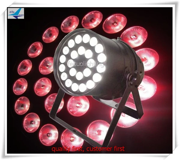 

A- 50X Best selling DJ spot 24x10w rgbw 4 in 1 quad color led par light 8 Channels club lighting