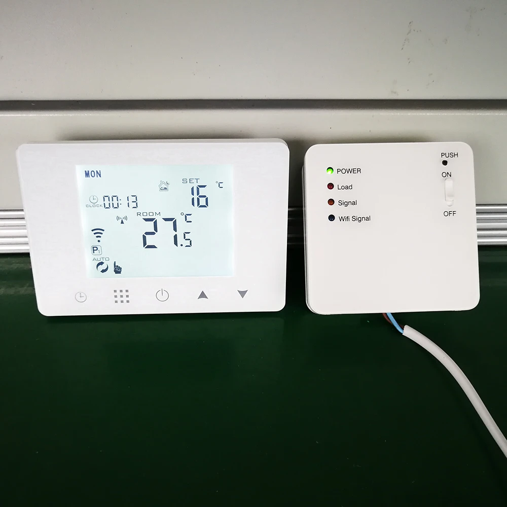 Беспроводной комнатный термостат с Wi Fi и радиочастотным управлением умный