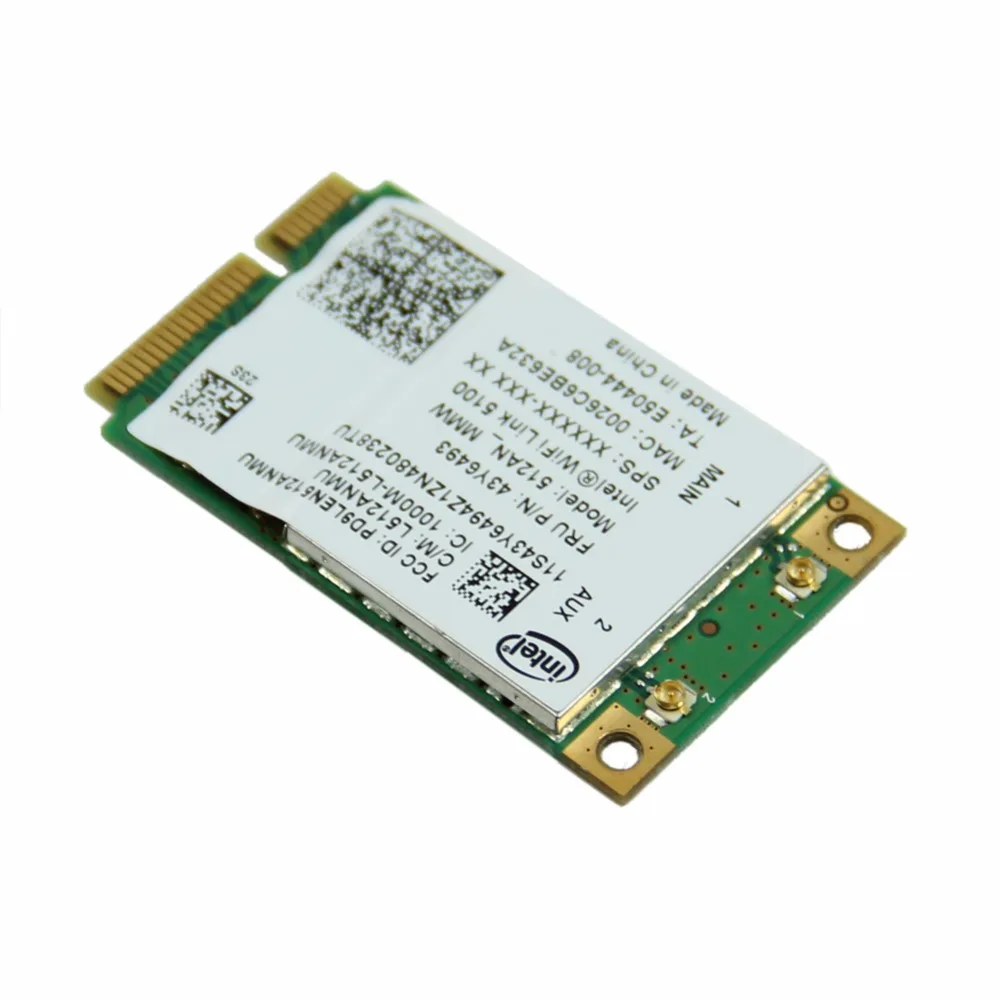 Для INTEL WIFI 5100 двухдиапазонный 2 4 ГГц 5 Беспроводная N карта 0 MINI PCI E 5100AN C26|5ghz