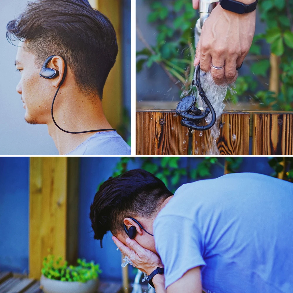 2018 OVEVO X9 Fish Bionic 8G MP3 Bluetooth V4.2 наушники IPX7 водонепроницаемые спортивные супер бас HiFi