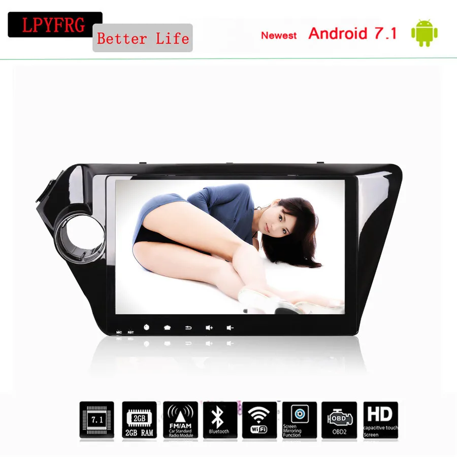 Flash Deal 4G RAM HD 9" Android 9.0 car audio FOR KIA K2/RIO 2010-2015 car dvd player Wifi SD/USB Radio multimedia Gps navigation system 2