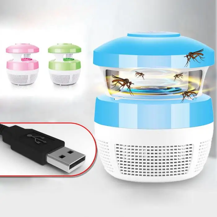 USB зарядка Москитная Убийца свет Smart оптически контролируется безопасности насекомых убийство лампа для Гостиная Спальня Кухня 220 В 5 Вт