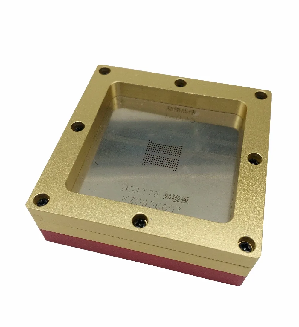 

BGA178 Pogo Pin Alloy Reballing Tool Reballing Jig Rework Station For IC Refurbished Solder Ball Mounting Reballing Machine