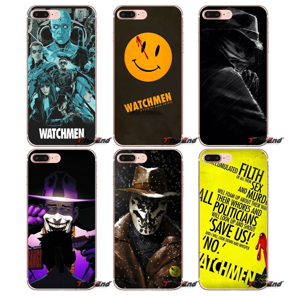 Для Samsung Galaxy S3 S4 S5 MINI S6 S7 edge S8 Plus Note 2 3 4 5 Grand Core Prime Rorschach Watchmen Wall Comedian Badge | Мобильные