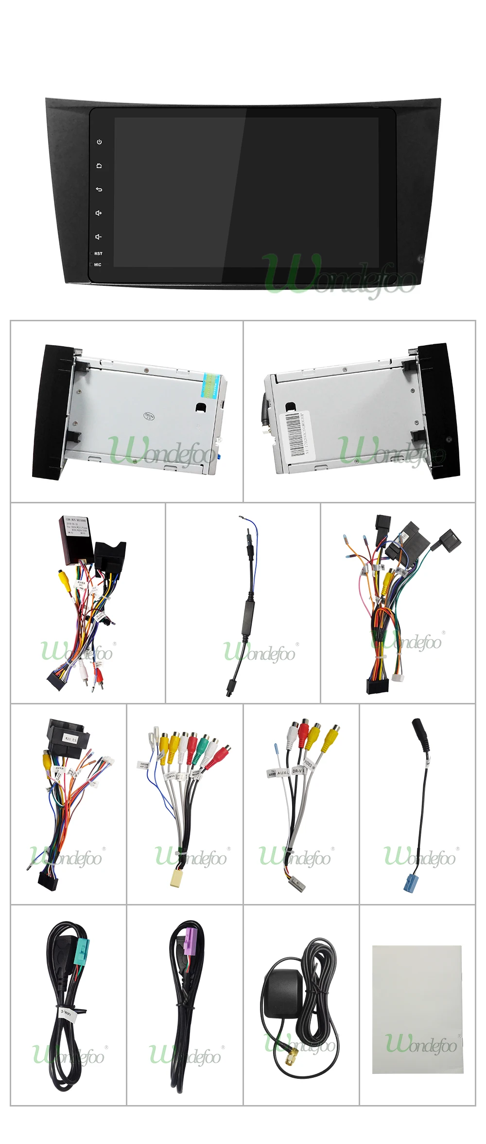 Best For Mercedes Benz E-class W211 E200 E220 E300 E350 E240 E270 E280 CLS W219 2 din Android 9 Car Radio Multimedia DVD GPS DSP IPS 28