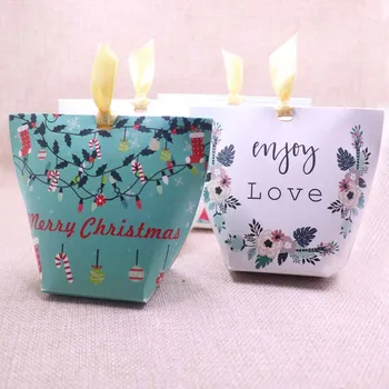 

10pcs New Wedding Favourate Love You BoxMerry Christmas Box Valentine's Day Gift Box Halloween Festival Box Mothers' Day Box