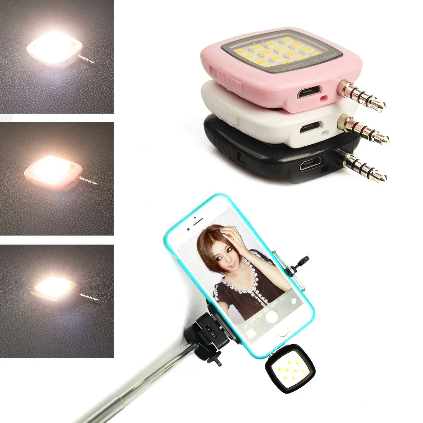 Universal Portable Mini 16 LED External Flash Fill Light