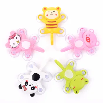 

30 Pcs Cartoon Bee Frog Panda Pig Powerful Decorative Wall Hooks Bathroom Wall Hook