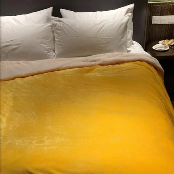 Супер мягкое одеяло из шерсти ягнёнка, кашемир, одеяло для дивана, для использования в офисе, детское одеяло, полотенце для путешествий, флисовая сетка, переносное автомобильное дорожное одеяло - Цвет: Austin yellow