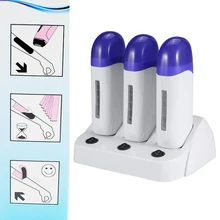 Wax Depilatory Roller Warmer Heater Wax Heater Epilator Handheld Hair Removal Machine Salon Beauty Cera Maquina calentador Wax Depilatory Roller Warmer Heater Wax Heater Epilator Handheld Hair Removal Machine Salon Beauty Cera Maquina calentador