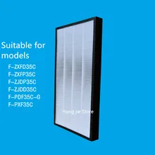 Hepa фильтр адаптации Panasonic F-ZXFD35C F-ZXFP35C F-ZJDP35C F-ZJDD35C F-PDF35C-G F-PD35C F-PXF35C F-VDG35C воздушный фильтр