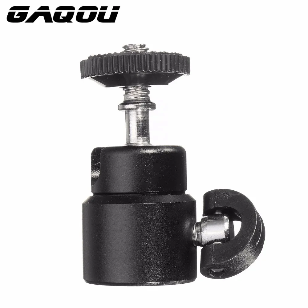 

GAQOU Mini Ball Head 1/4" Mount for Camera Tripod for Flash Bracket Mini Ball Head with Lock DSLR DV DSLR Camera Accessories
