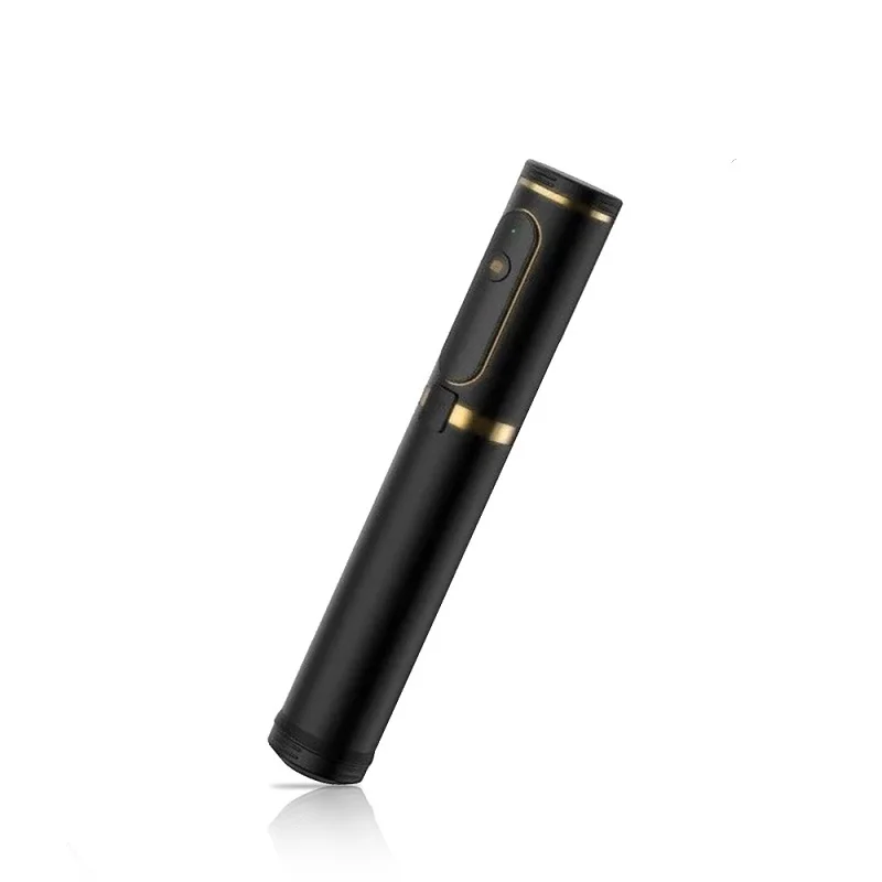 SAMTIAN 3 в 1 Беспроводная Bluetooth селфи палка штатив складной ручной монопод вращение на 360 телефон подставка для мобильного фото смартфона - Цвет: Black gold