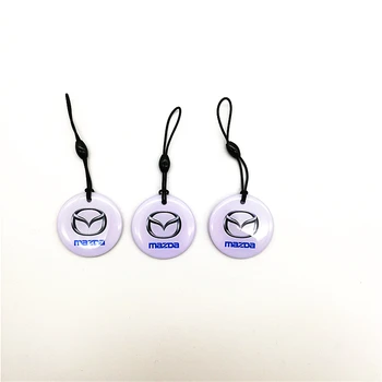 

125KHZ Rewritable EM4305 RFID Writable keyfobs Tag Key Ring Copy Clone Card Proximity Token Badge Duplicate (1PCS)
