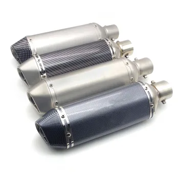 

51mm Inlet Universal motorcycle exhaust Pipe scape moto with DB killer Inside FOR honda x4 nc700x yamaha r6 2018 zx6r 2008