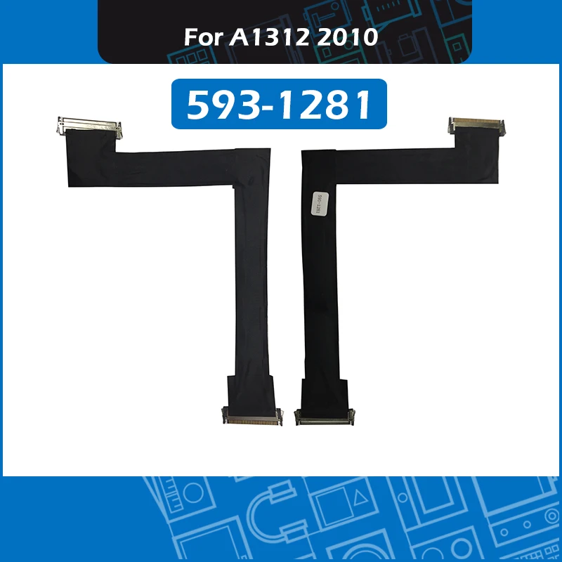 Новый ЖК кабель для светодиодного дисплея LVDS 593 1281 1352 Для iMac 27 дюймов A1312 гибкий