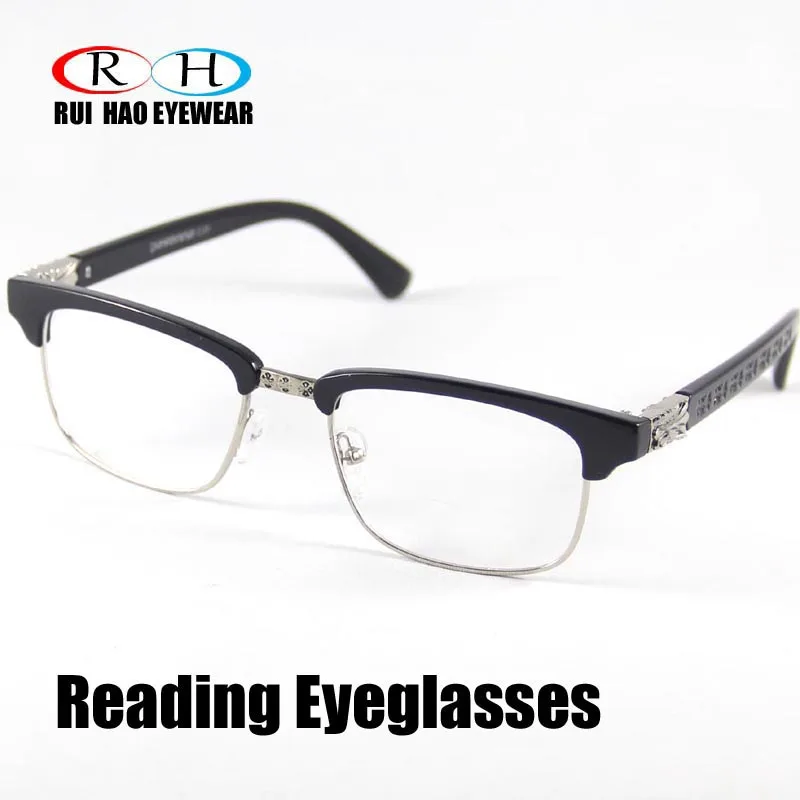 

Eyebrow Reading Eyeglasses Brand Presbyopic Glasses Clear Resin Lenses High-clear Read Glasses Reading Hyperopic Spectacles 808