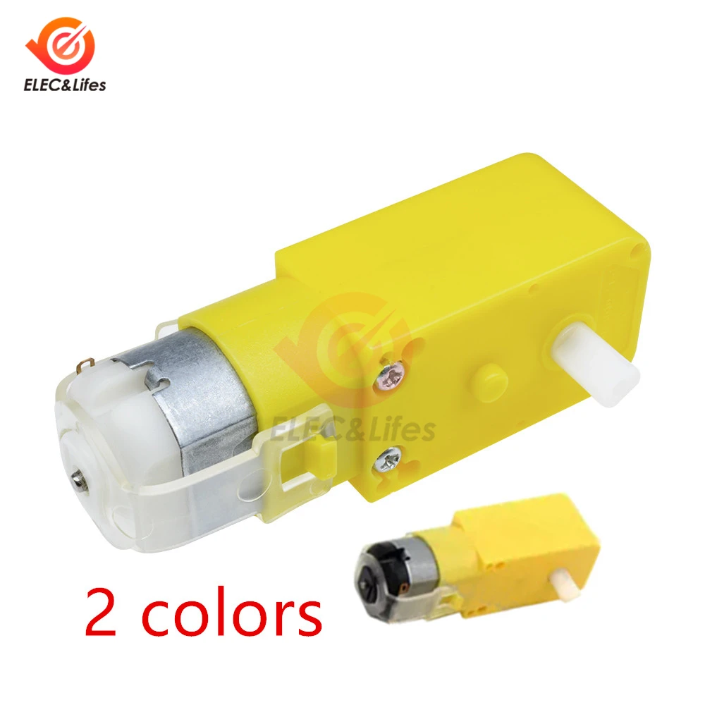 DC 3-6V Mini Electric Reduction Dual Shaft Gear Motor For Smart Car Robots Toy 