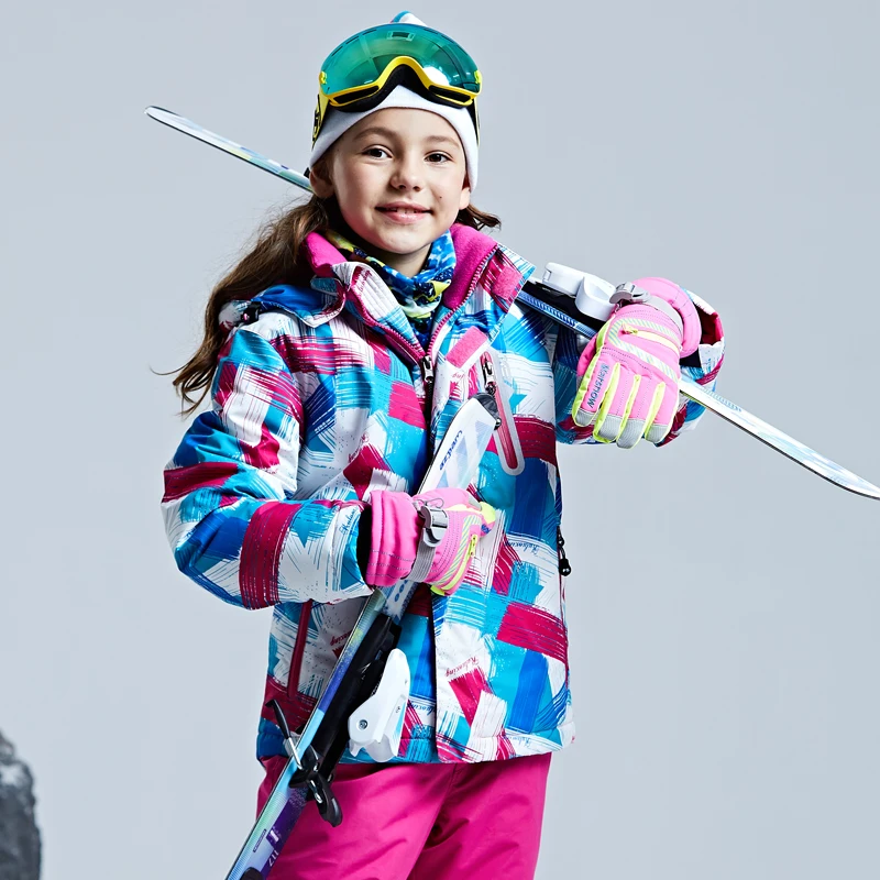 Лыжная куртка для мальчиков и девочек; различные цвета; куртки для сноубординга; детская зимняя куртка; зимнее плотное пальто; детская зимняя одежда