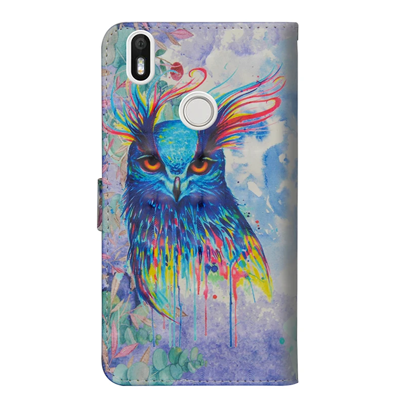 KEFO Book Style 3D Painting Leather Case For BQ Aquaris U2 Lite Magnetic Wallet Cover For BQ Aquaris X Pro BQ Aquaris VS Plus    (4)