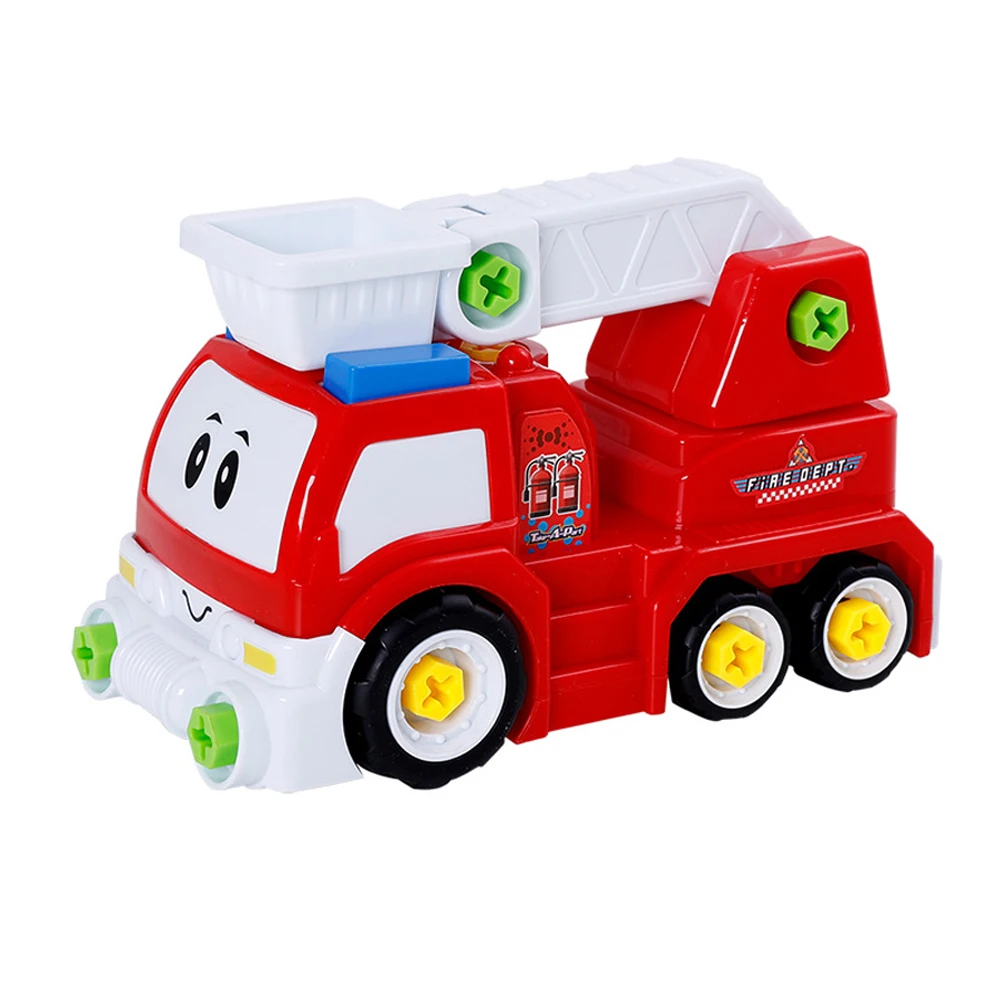 DIY Demontage Montage Auto Modell Bausteine Spielzeug Frühe Pädagogische für Kinder Kids Bau Fahrzeug Dicast Modell