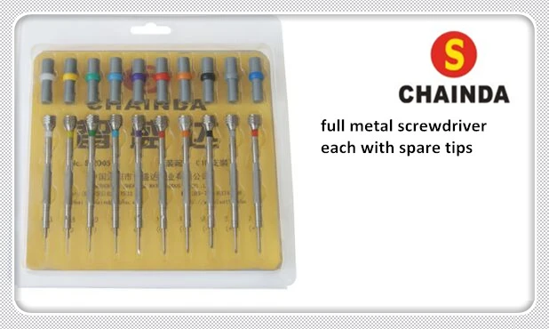 

Free Shipping 10pcs High Quality Watch Screwdriver Set for Watch Repair