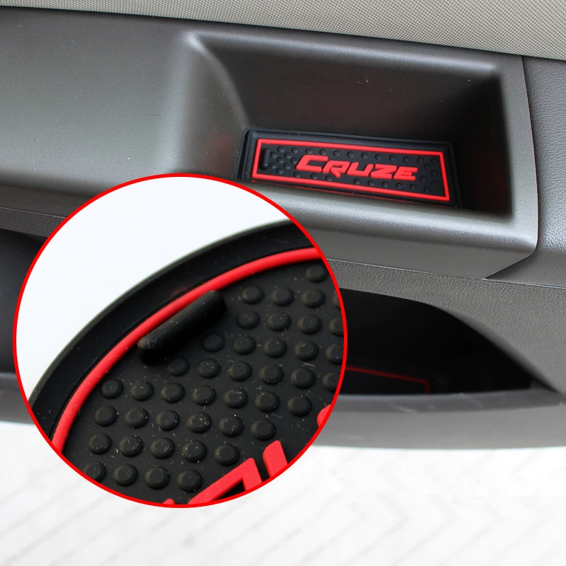 

9pcs Car Styling Interior Non-Slip Mat Door Groove Pad Cushion Rubber Mat Fit For Chevrolet Cruze Sedan Hatchback 2009-2014