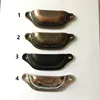 97mm Retro Metal Kitchen Drawer Cabinet Door Handle Furniture Knobs Hardware Cupboard Antique Brass Shell Pull Handles,2Pcs ► Photo 1/6