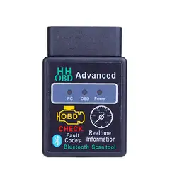 ELM327 интерфейс HH OBDII V1.5 Прочный портативный размер Автомобильный сканер универсальный автомобильный диагностический инструмент OBDII